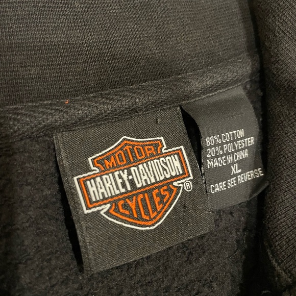 Harley Davidson Zip Up Sweatshirt - Picture 4 of 4